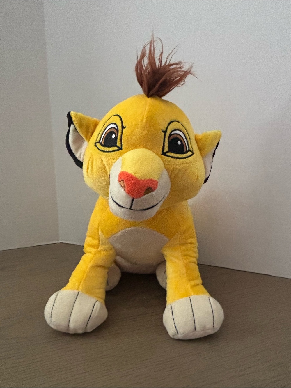 Disney Lion King Simba Plush Stuffed Animal Kohl's The Big One 12" Tall